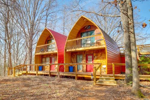 Mill Spring House | 1 Mi to TIEC: Peaceful Mountain Cabin