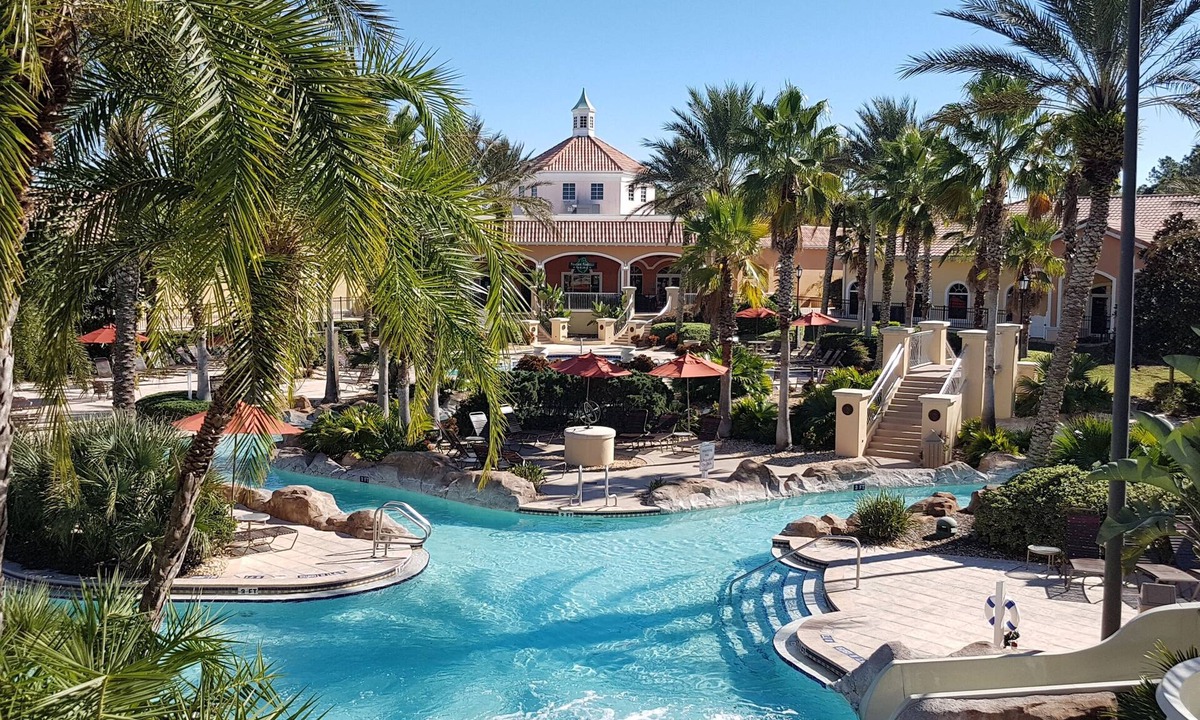 Davenport House | 3 bedroom villa (Sleeps 8) in a tropical Tuscan style resort near Disney
