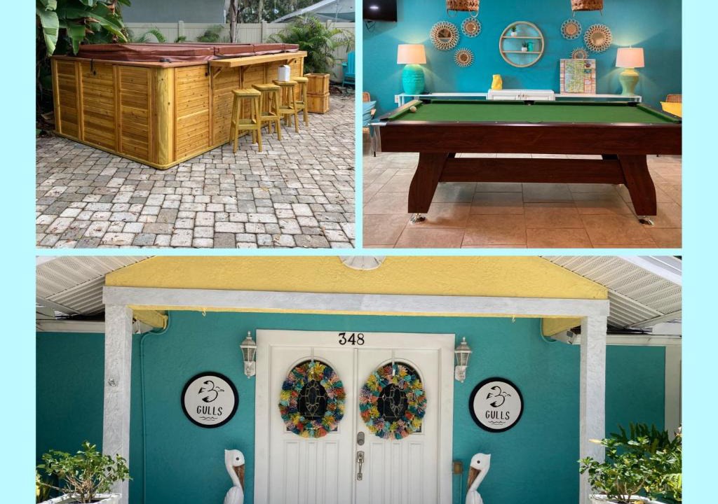 Ozona Hotel | 3Gulls Inn Ozona-Boutique Hotel-Steps from Restaurants & Brewery-SwimSpa Pool-Pet Friendly