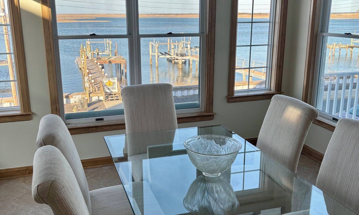 Brigantine House | Bay front house & boat dock, walk to the beach. Beautiful Sunrises!