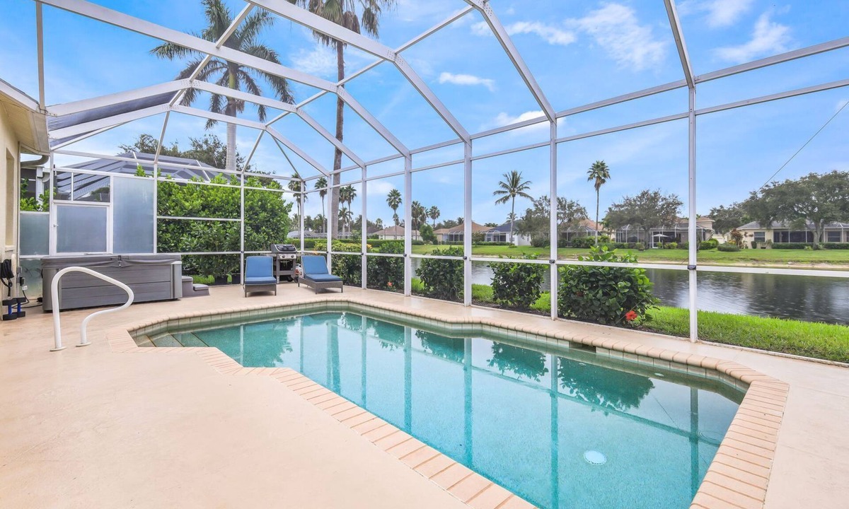 Naples House | Beautiful North Naples Lakefront Home with a Private Heated Pool!