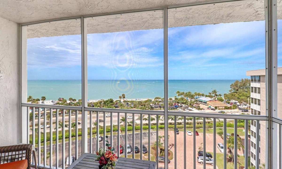 Bonita Springs Condo | DIRECT GULF VIEW | 10TH FLOOR BALCONY | KING BED | FREE PARKING | STEPS TO BONITA BEACH