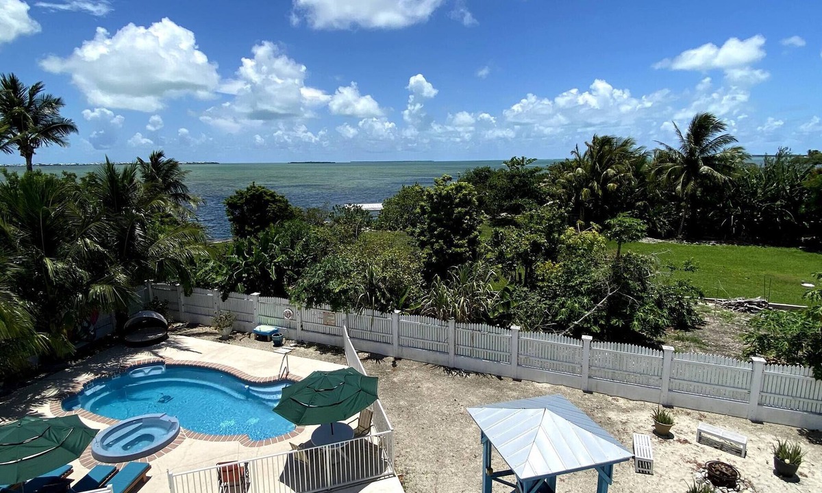 Cudjoe Key Villa | Eco Friendly Secluded OceanView Pool near Key West