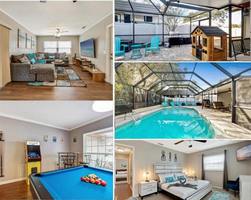 Brandon House | Exquisite Retreat with Heated Pool for 14 Guests, Pool Table Paradise!