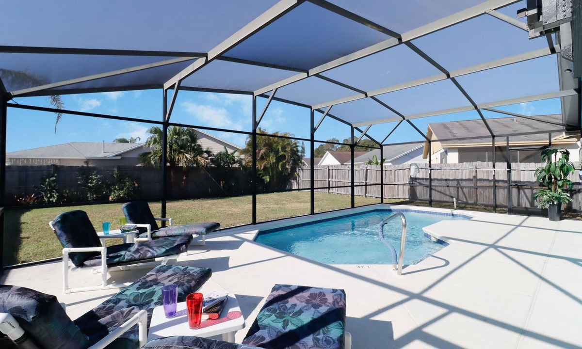 Indian Point House | Florida Villa Near Disney, Southwest-Facing Pool & Private Fenced Yard