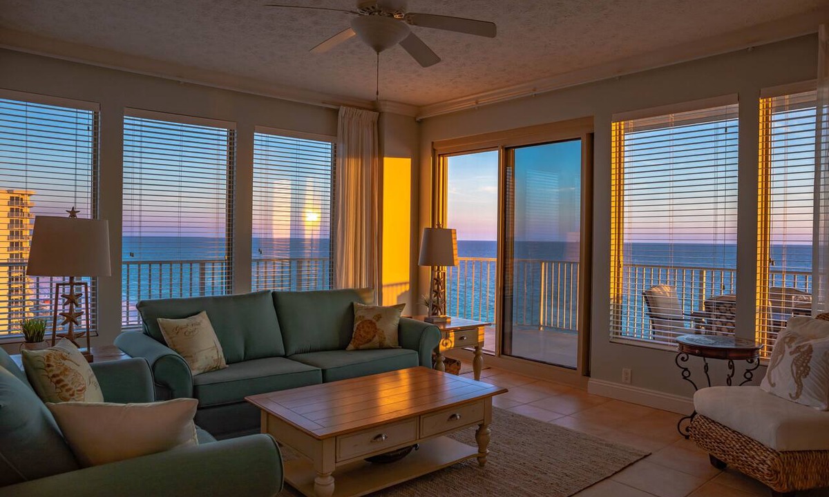 Thomas Drive Condo | Gulf Front 3 Bedroom; Wrap-around balcony; Newly renovated, including bunkbeds.