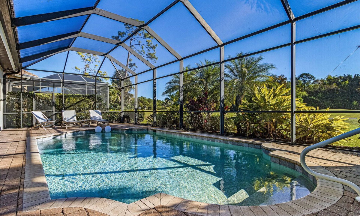 Naples House | Lely Resort Home Private Pool Player’s Club Access Golf Course View