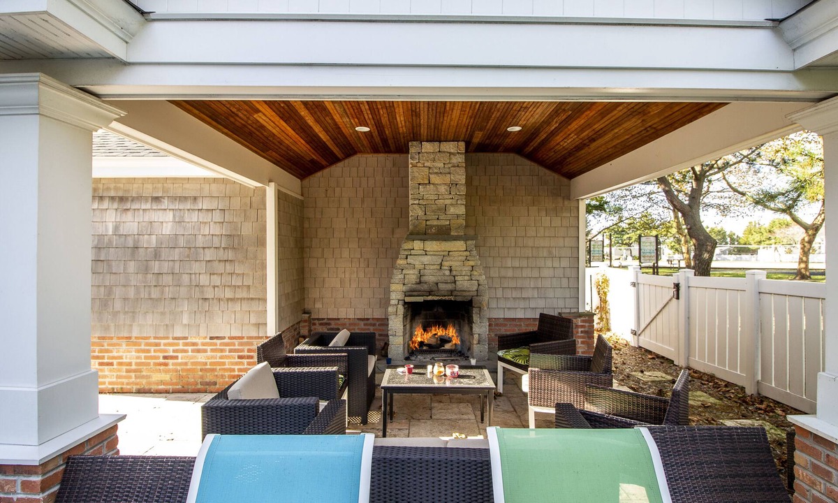 Stone Harbor House | Located just 1 ½ blocks to the beach, this distinctive property boasts seven (7) bedrooms, each with their own custom, private bath, as well as one powder room and an exquisite, solid mahogany, outdoor shower