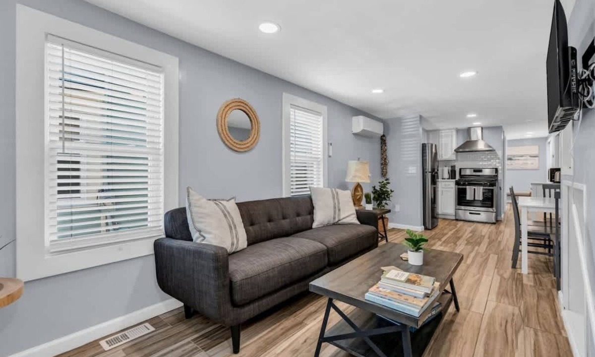 Ocean Grove Apartment | Modern 1BR Apt Seaside 3 Blks to Beach & Asbury