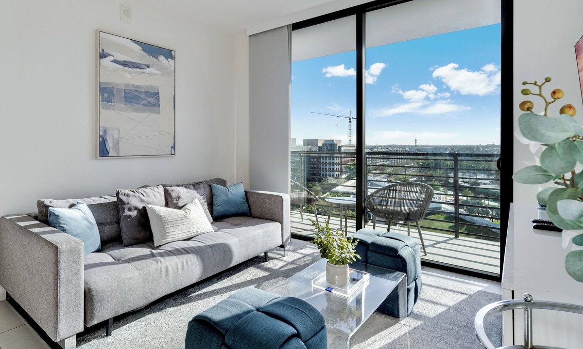 Doral Apartment | Modern 2BR Residence with open views & Balcony
