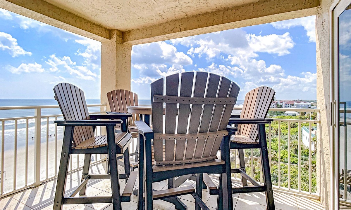 New Smyrna Beach Condo | Oceanfront Bliss at Palm House 6A/Stunning Views, Private Balcony & Pool