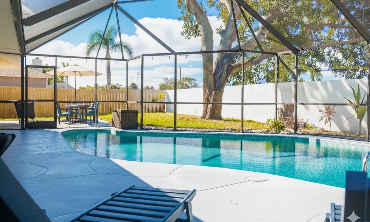 Rockledge House | Palm & Petal Oasis | FREE Heated Pool Vacation Home, near USSSA & Port Canaveral