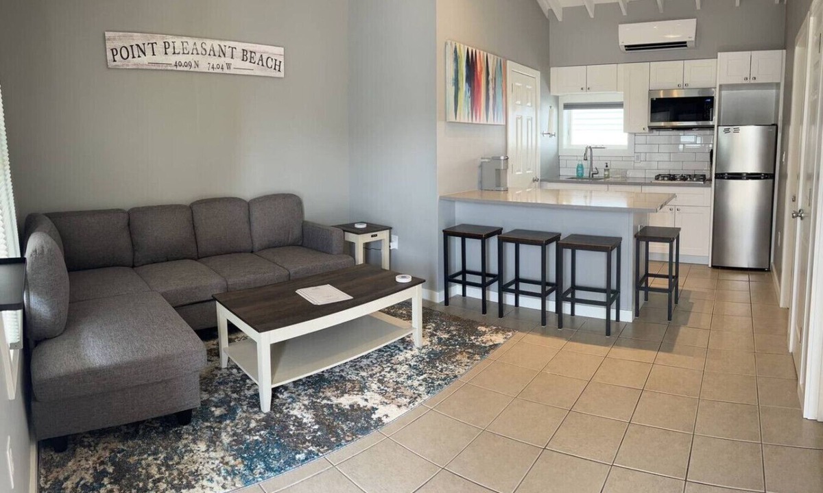 Point Pleasant Beach Condo | Prime Location, Steps to Beach 2 BR 1 BA w/Parking