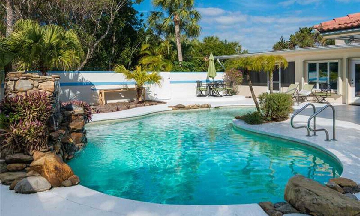 Moorings House | Quiet and Peaceful Beachside Pool Home.
