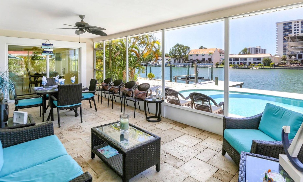 Island Estate House | Relax in Paradise! Waterfront Pool, Boat Dock, Gas Grill, W/D, Wi-Fi/Cable ~ 406 Leeward Island