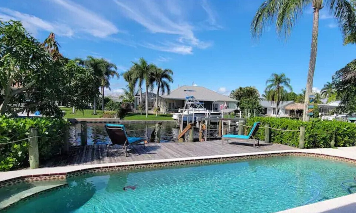 Palm City House | Relaxing waterfront home w/ private pool and dock
