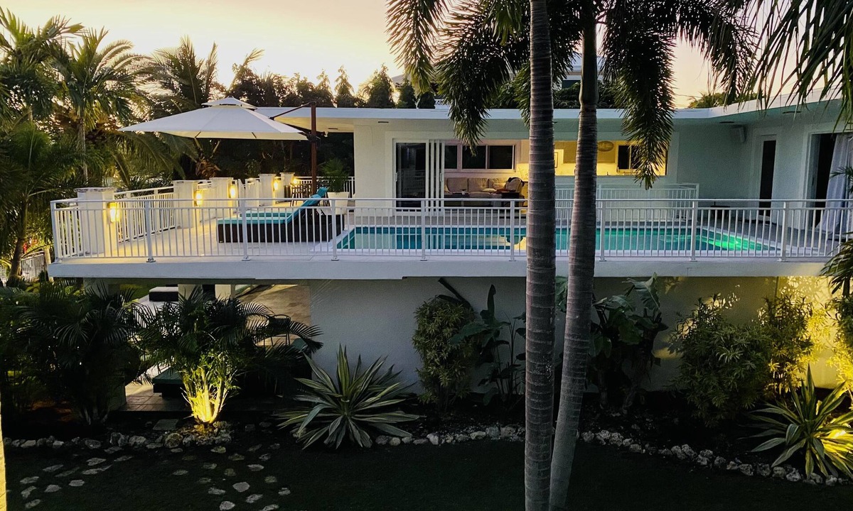 Tavernier House | Renovated Islamorada lush canal home with 2nd fl pool, ocean views and boat dock