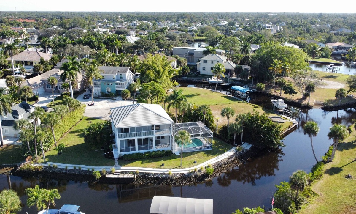 Bonita Springs House | River-Access Pool Home: 4 BR Canal-Front, Sleeps 8, Kayaks