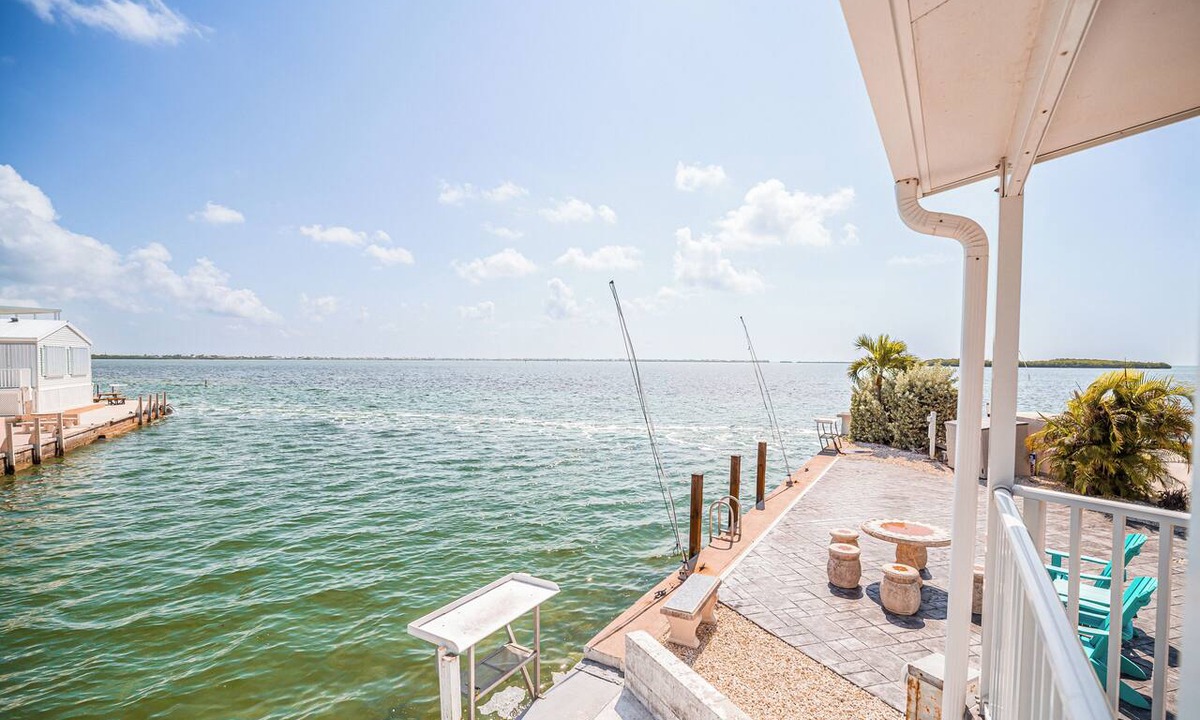 Cudjoe Key House | Salty Breeze #161 Canal-Front Retreat with Dock, Pool & Ocean Views