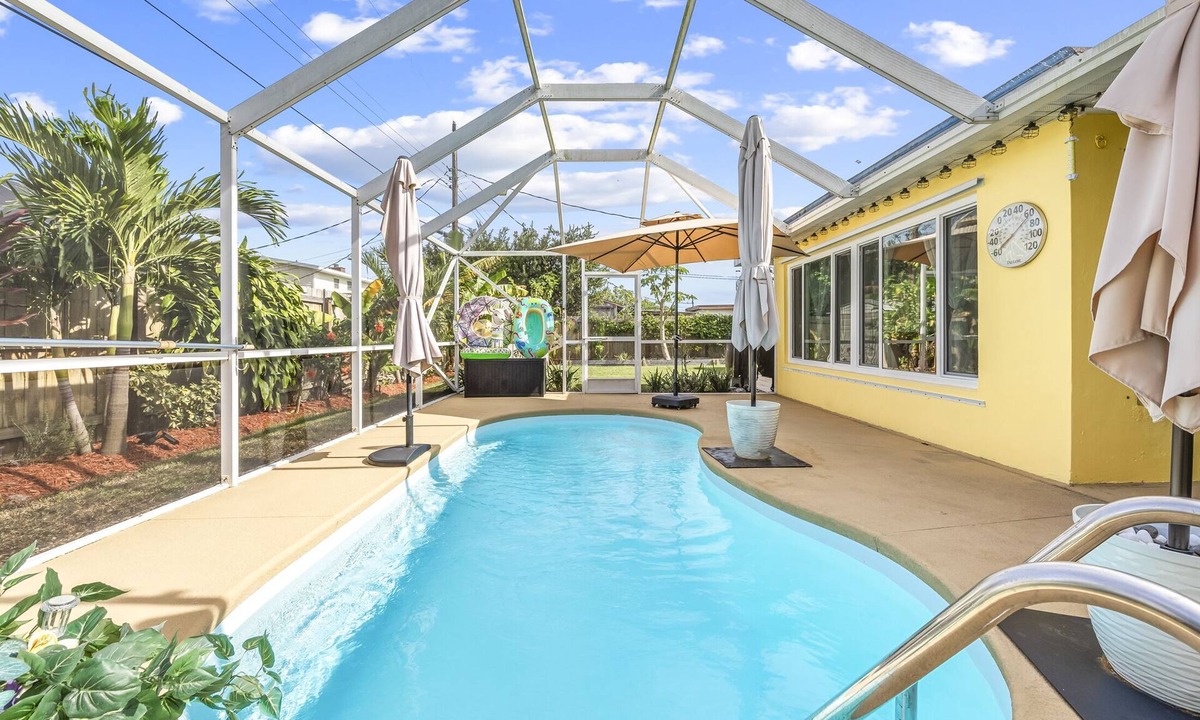 Tropic House | Sandpiper Paradise: Heated Pool Vacation Home