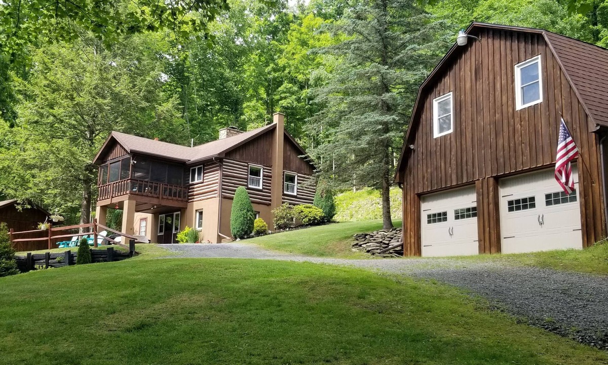 Wellsboro Cabin | Secluded mountain cabin on 42 wooded acres/pond/game room/Pa. Canyon/rail trail