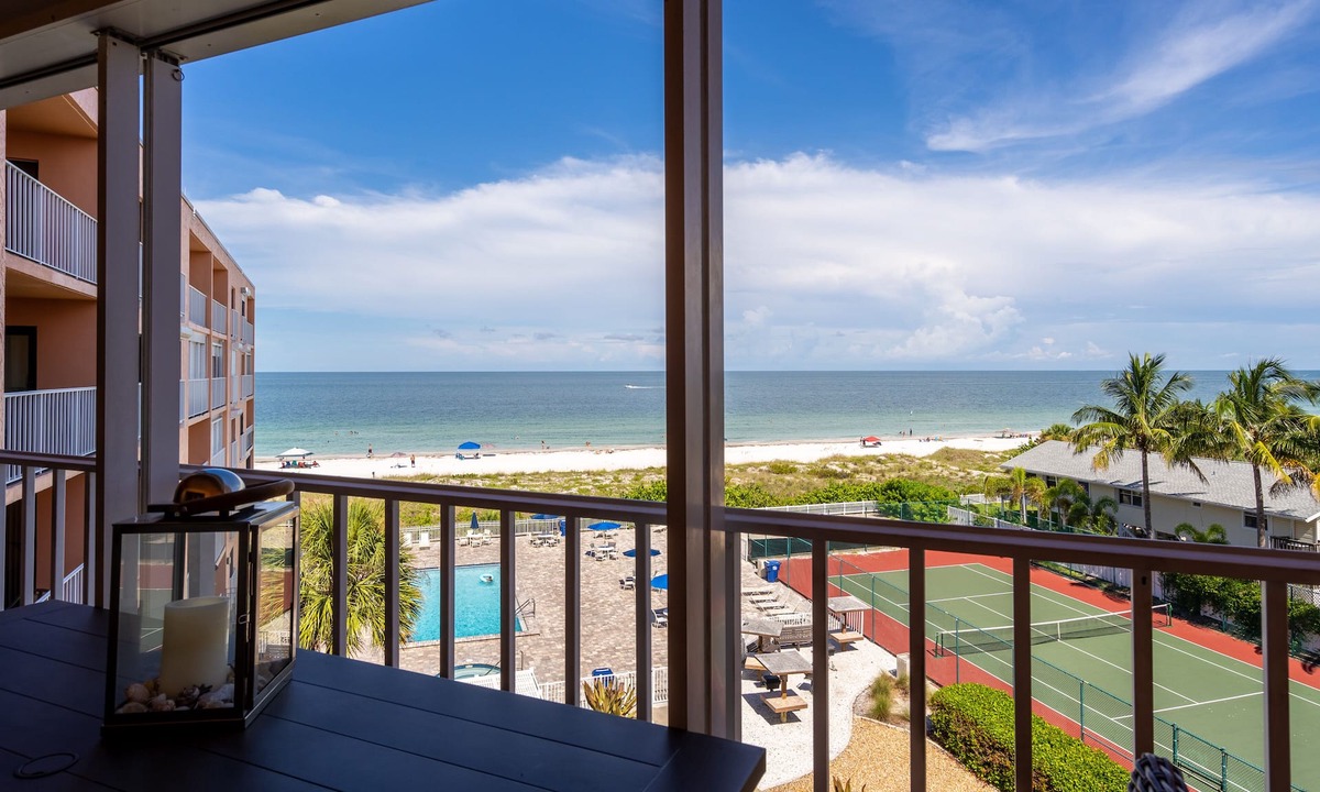 Indian Rocks Beach Condo | SUMMER SPECIAL- Direct Beachfront Reef Club Luxury-Million View Bchfront