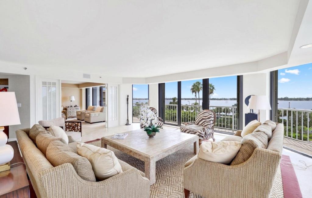 Palm Beach Apartment | Three Bedroom Residence with Ocean and Water Views