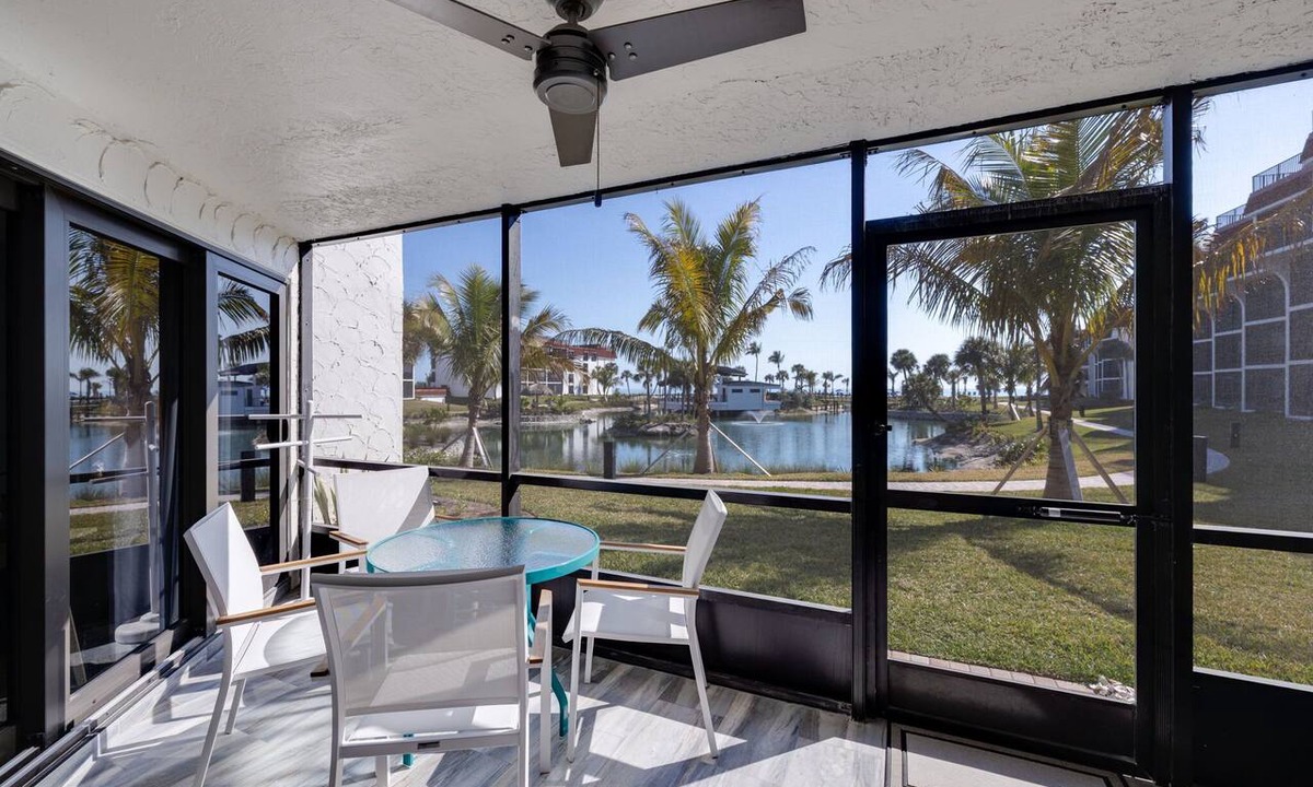 Sanibel Apartment | Upgraded Walk Out Residence at Pointe Santo- Resort Amenities and Gulf Views!