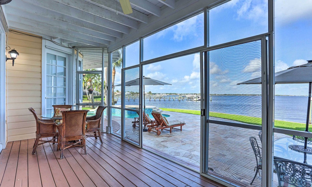 Palm City House | Upscale Waterfront Palm City Home w/Dock!