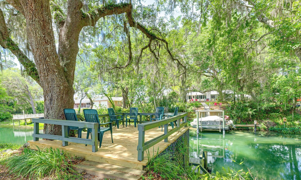 Dunnellon House | Waterfront Deck & Private Dock! Rainbow River Home