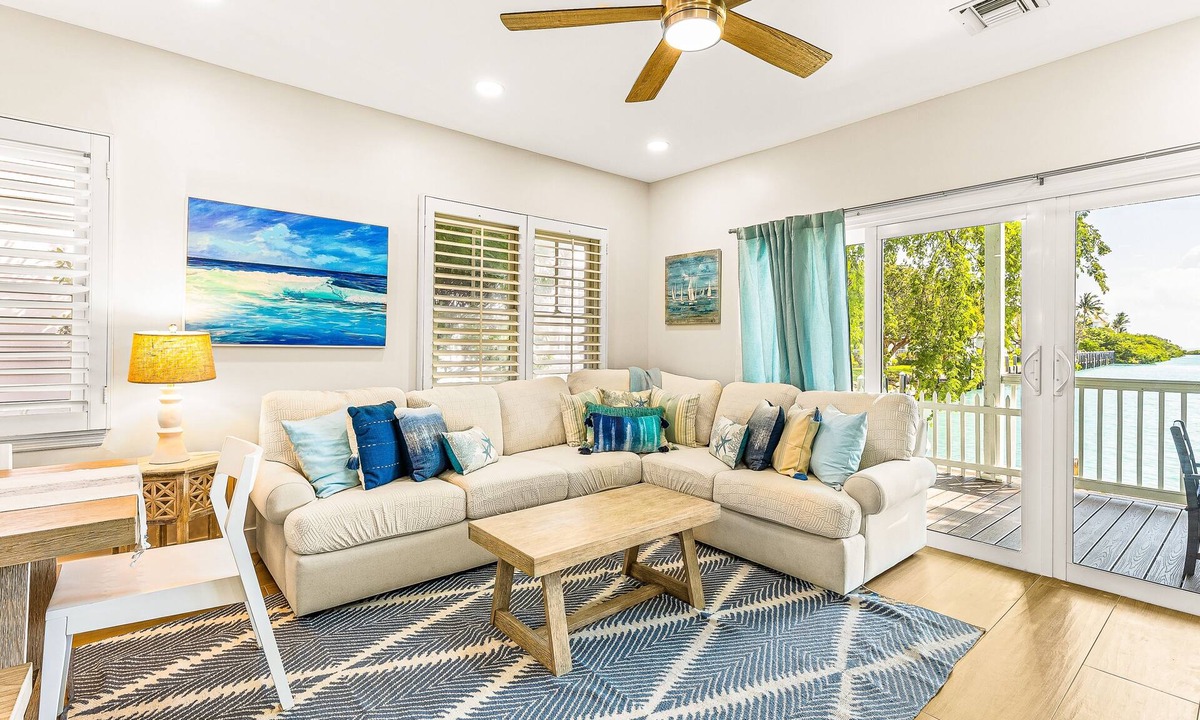 Marathon House | Waterfront, dog-friendly home with beautiful canal view & 2 shaded porches