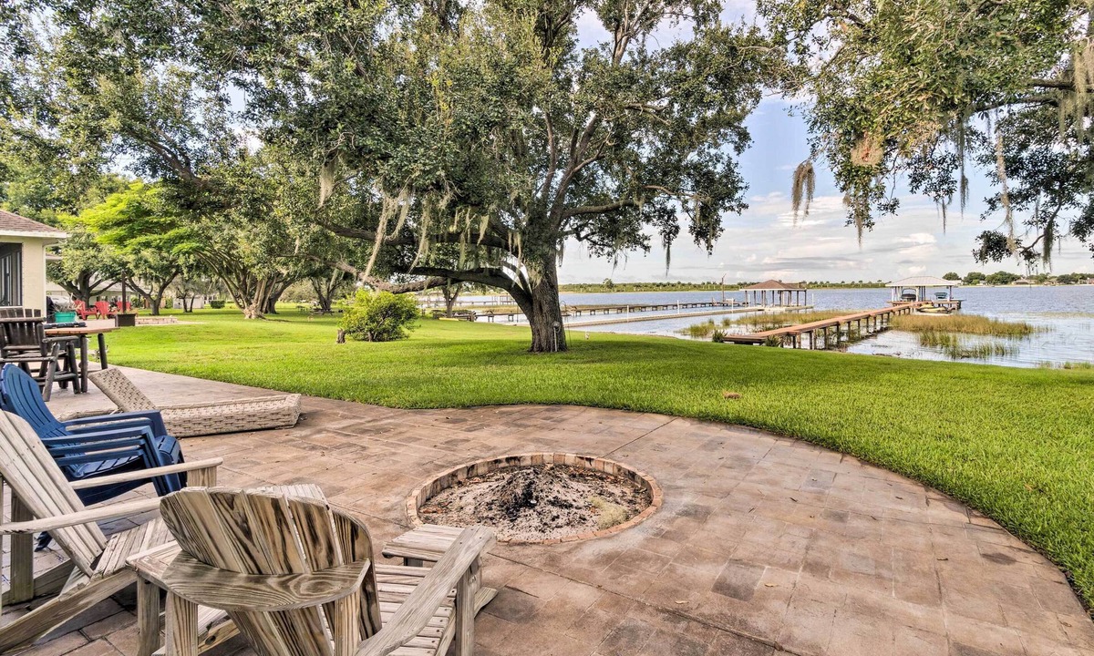 Lake Placid House | Waterfront Lake Placid Home w/Dock & Fire Pit