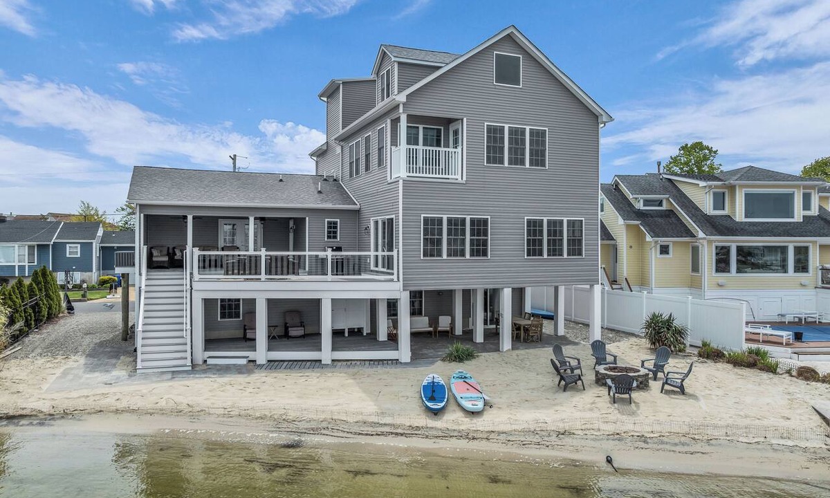 Ortley Beach House | Waterfront Luxury Living on Barnegat Bay - Monthly Rental -Toms River, NJ