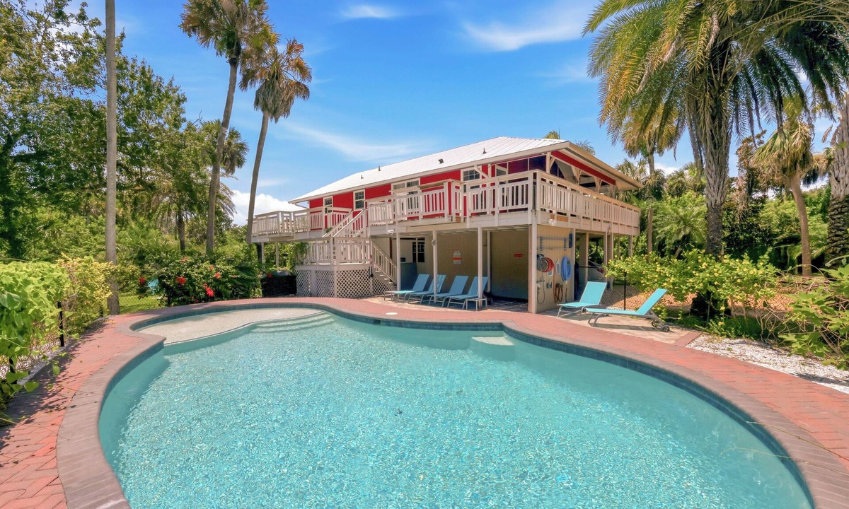 North Fort Myers House | Waterfront Oasis with Boat Launch and Saltwater Pool
