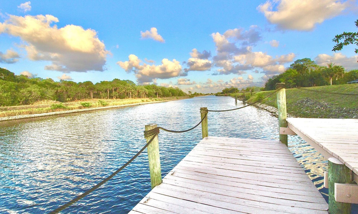 Port Saint Lucie House | Whispering Waters - Waterfront Home, Private Dock; 3 miles to Tradition Town Center