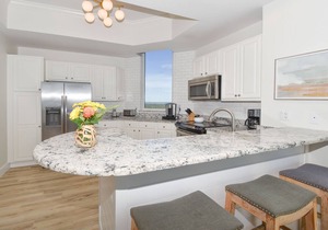 Upscale crisp, coastal beachfront condo w/private balcony!
