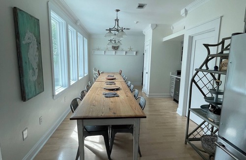Seashore Village House | 1 Min Walk to Private Beach-Heated Pool-Sleeps 27-Bikes-Beach Chair Setup-Gated