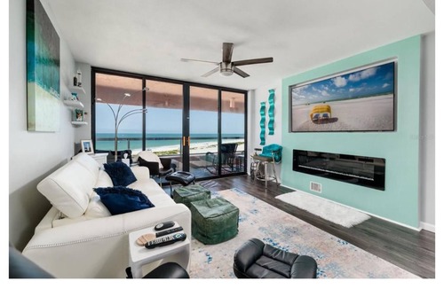 Sand Key Condo | 2-bedroom beach condo, water views in beautiful Sand Key, 4 mins to Clearwater