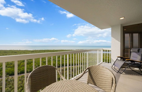 Pelican Bay Condo | 20th Floor 3BR Luxury Condo, Stunning Gulf Views, New Pool, Gym & Social Rooms