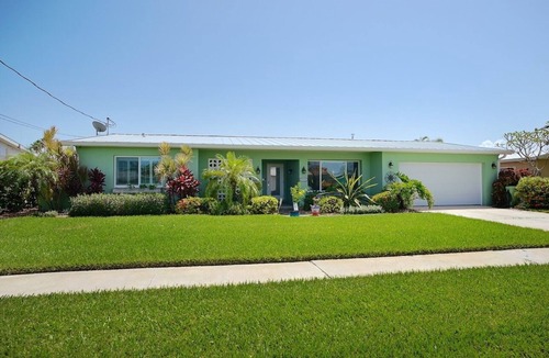 South Patrick Shores House | 3 bedroom 2 bath single family home with Boat Slip in North Waterway Estates