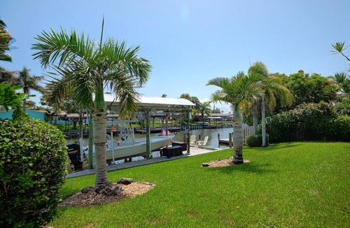 South Patrick Shores House | 3 bedroom 2 bath single family home with Boat Slip in North Waterway Estates