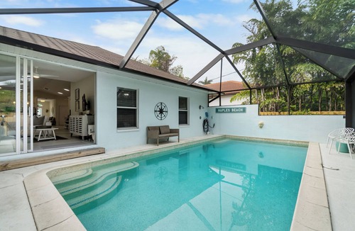 Naples Park House | 3 BR Beach Home With Heated Pool