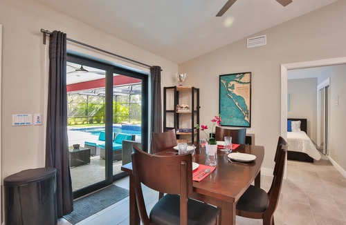 Trailer Estates House | 6 Bed 4 Bath Home Heated Pool Spa & Golf Simulator