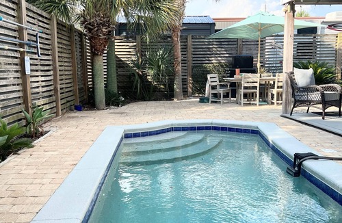 West Panama City Beach Cottage | Adorable Laguna Beach Cottage -West end - 2 Bedroom, 2 Bath. Private heated pool