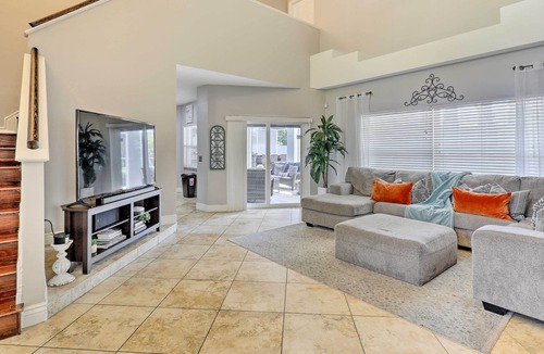 Lake Magdalene Villa | Amazing Villa with Heated Pool, Theatre, Gym, Bar, GameRoom, Office, Bar & More