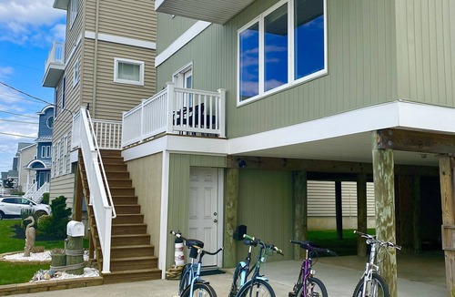 Brigantine House | Beach Block Getaway - Decks and Views in North Brigantine