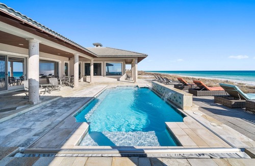 Four Mile Village House | "Beach Castle" | Private Beachfront home with heated pool, ping pong & pool table!