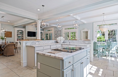 North Forest Beach House | Beach Home-Elegant Contemporary Design.Spacious Deck Pool Spa Area.Elevator