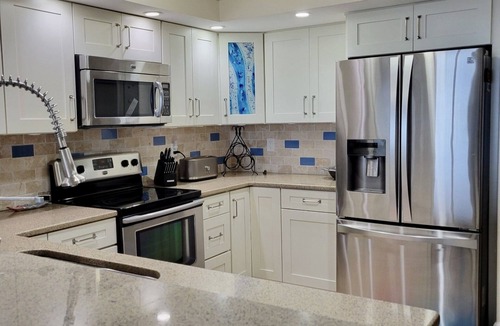 Indian Shores Condo | Beachfront condo w/large balcony perfect for dolphin and sunset watching.