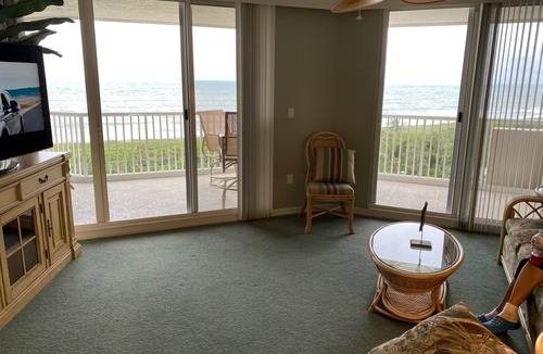 Fort Pierce Shores Condo | Beautiful ocean views from 9th floor. Nicely decorated with beach décor